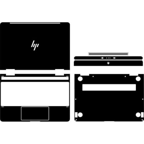 Carbon fiber Skin Sticker Cover For 2016 HP X360 Spectre 13 W013DX W023dx w011TU W010CA w005na W014DX w053nr w030ca w012tu 13.3"