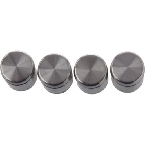 GTBL Spacer for screwing, for glass / mirror / nails, stainless steel, silver, 4 pieces