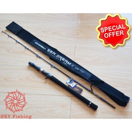 FREE SHIPPING ESD143C Fuji ring Length1.4M-1.6M Fishing force14kg Super light carbon fibre bass fishing rod lure rod Squid rod