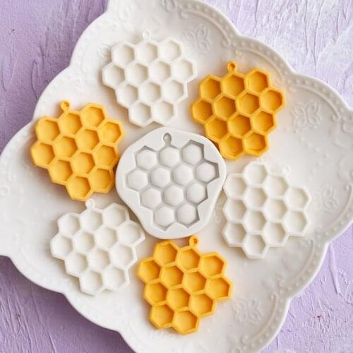 Cartoon Honeycomb Silicone Mold Fondant Mould Cake Decorating Tools Chocolate Gumpaste Mold Kitchen Accessories