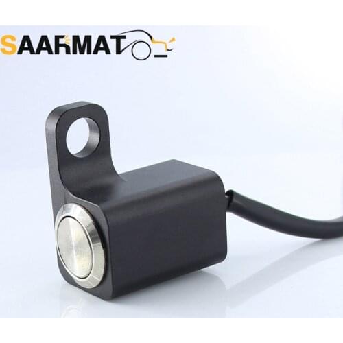 LED Motorcycle Switch ON-OFF Handlebar Adjustable Mount Waterproof Switches Button DC12V Fog Light Motorbike Accessories