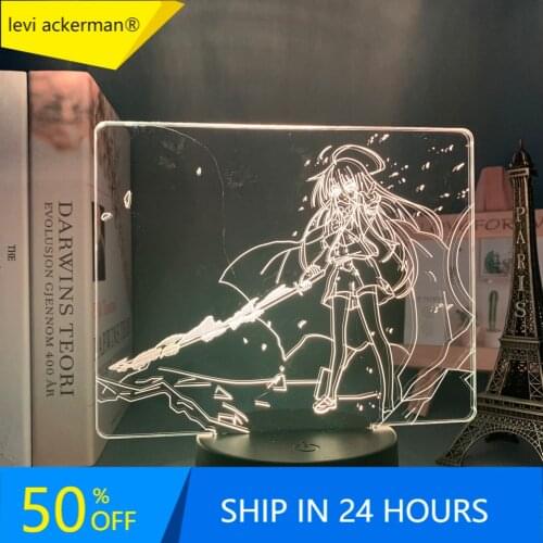 Anime Led Light Shakugan No Shana for Child Room Decor Night Light Kid Bithday Gift Manga Shakugan No Shana 3d Lamp Bedroom