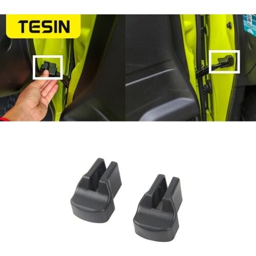 TESIN For Suzuki Jimny 2019 2020 Car Door limiting Decor Cover Protection Car Accessories For Suzuki Jimny 2019+ Car Styling