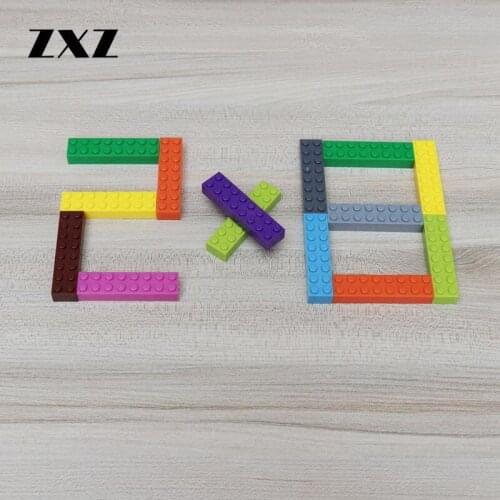 50PCS High Blocks 2x8 Assembles Particles Enlighten Toys for Children Models Parts 3007 MOC Blocks Kids Building Friends