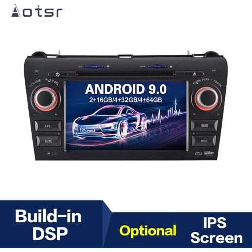 7″ Radio Android 9.1 GPS Navigation Car DVD Player For Mazda 3 2003-2009 Head Unit Multimedia Player Tape Recorder