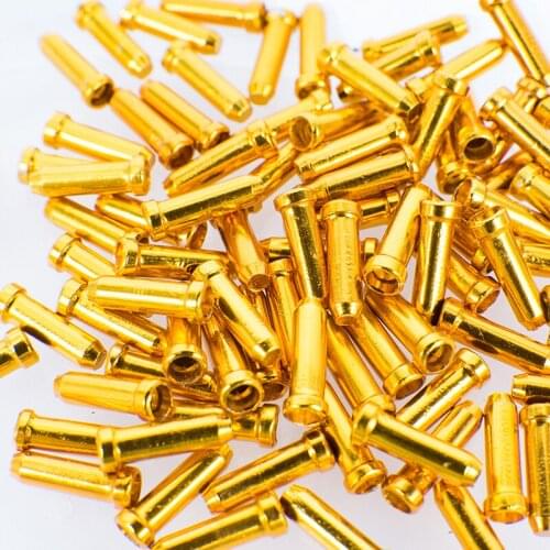30 X ANODISED COLOURED ALLOY BIKE CYCLING BRAKE GEAR INNER WIRE CABLE END-CAPS