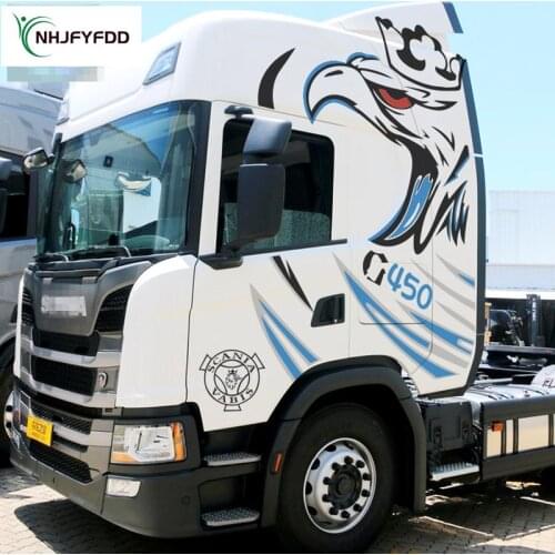 Car sticker FOR Scania G450 large driving car front decoration custom eagle creative decal sticker