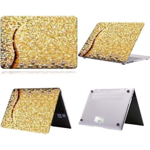 Yellow Tree Paint Anti-slip Laptop Case For MateBook 13/13 AMD Ryzen/14/D14/D15/X 2020/X Pro/Pro 16.1/Honor MagicBook 14/15