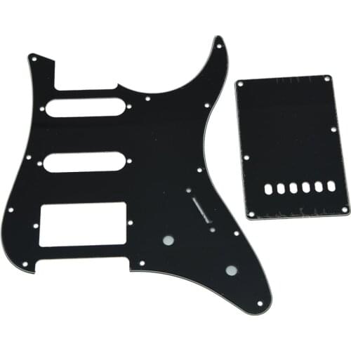 Black 3 Ply Guitar Pickguard W/ Back Plate and Screws Fits for Yamaha PACIFICA Guitar Accessories Guitar Part Free Shipping