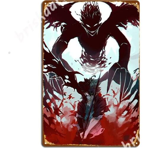 Demon Antimagic Asta Metal Signs Wall pub Party Classic Mural Painting Tin sign Posters