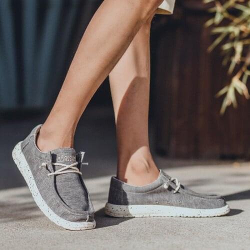 2020 Summer Canvas Mens Shoes Breathable Casual Driving Shoes Slip Easy To wear Mens Flat Shoes Soft Big Size Loafers