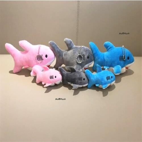 Shark plush toy - 2Sizes 18CM And Small 10CM Plush Stuffed Ocean Animal toy , Kids gift plush toy dolls