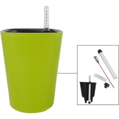 PP Self Watering Planters Flower Pots Indoor with Water Level Indicators