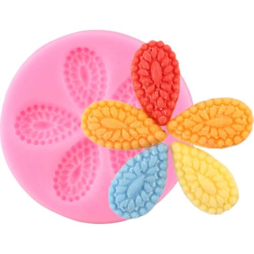 3D Water Drop Shape Gem Diamond Silicone Mold Cupcake Topper Fondant Molds Cake Decorating Tools Chocolate Candy Resin Mould