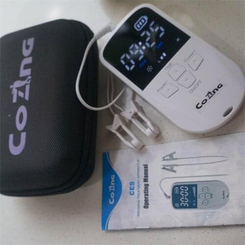 Wireless Cure Insomnia Migraine Headache Pain Treatment Hypnotic Physical CES Therapy Device Anti Sleepless Electrotherapy