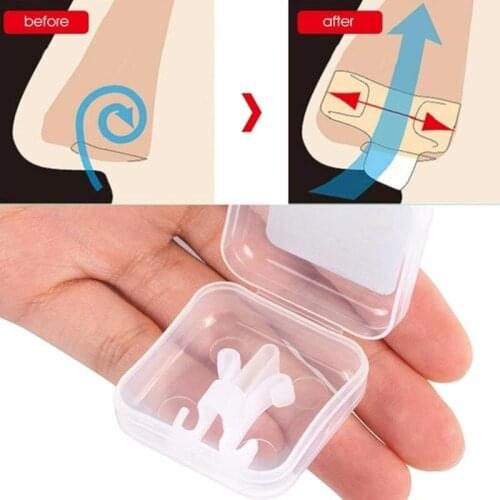 Anti-Snoring Device Snore stop Anti-Snoring Apnea Nose Breathe Clip Sleeping Aid Anti Schnarchen Healthy Care Stop Snore Device