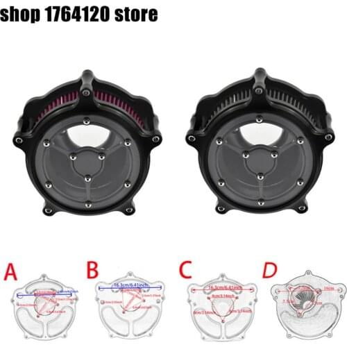 Motorcycle Clarity Air Cleaner Intake Filter For Halrey XL Sportster 91-17 Touring 00-07 2017-2018 Softail 2000-2018