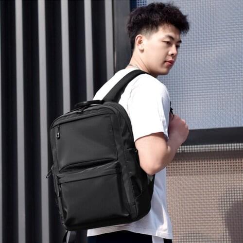 15.6-inch laptop backpack mens business notebook ultra-thin light backpack travel bag fitness sports backpack women