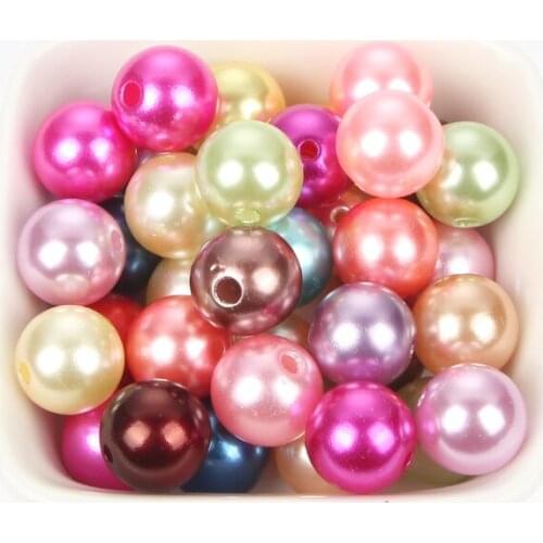 3-20mm Mixed round pearls Charm Loose Spacer Beads For Jewelry Making DIY Needlework Bracelet Accessories