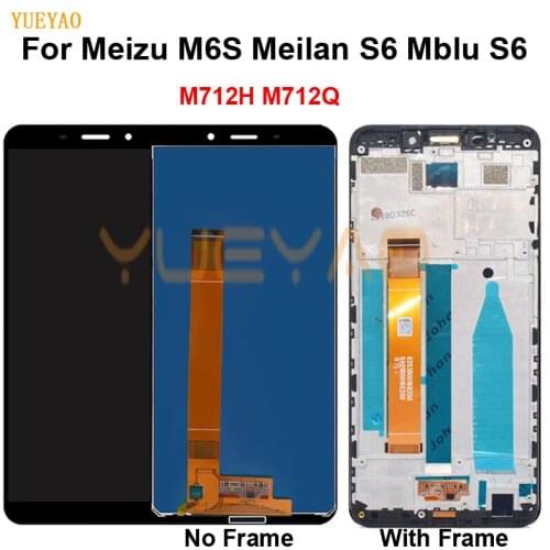 5.7'' Original LCD Digitizer For MEIZU M6S M712H M712Q LCD Display + Touch Screen With Frame Assembly ReplacementFor M6s Mblu S6