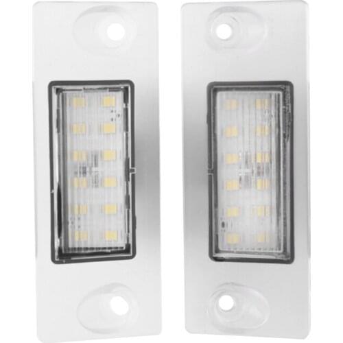 Car Number License Plate Lights Lamp for A4 B5 95-01 S5 B5 A3 8L S3 Sportback A4 S4 Avant 95-99 Xenon White