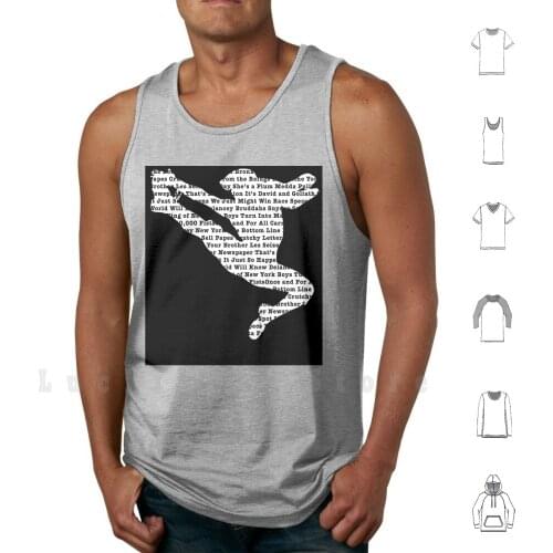 Newsies Jumper - Newspaper Filled tank tops vest sleeveless Newsies Broadway Theatre Theater Musical