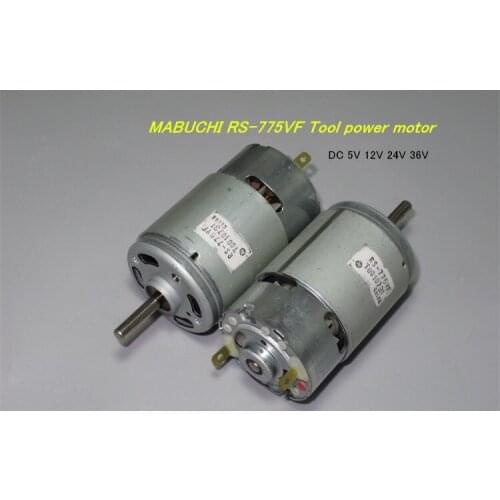 RS-775VF Tool power motor DC 5V 12V 24V 36V Large torque RS-775VF-4047 DC Motor 12000RPM