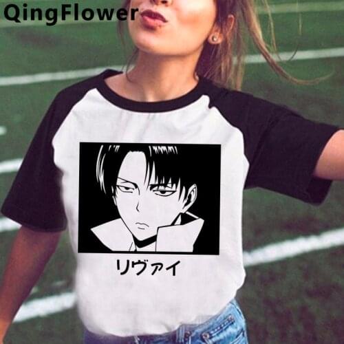 Hot Anime Final Season Attack on Titan T Shirt Women Kawaii Summer Tops Titans Attack Graphic Tees Harajuku Tshirt Female