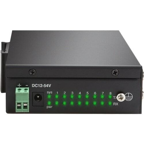 DIEWU 8 ports RS232 RS485 RS422 to Ethernet TCP/IP Converter Multiple Serial Device Server Switch Modbus Gateway