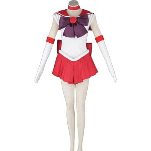 CosplayLove Sailor Moon Rei Hino Sailor Mars Cosplay Costumes Red Cute Dress AnimeStock For Halloween Christmas