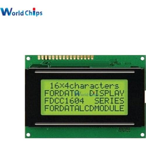 LCD 16x4 1604 Character LCD Display Module LCM Yellow Blacklight 5V