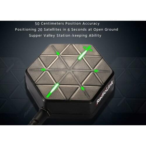 Radiolink Mini GPS System Module M8N SE100 for Pixhawk Flight Controller UBX-M8030 M8 Chip For RC Racing Drones and Quadcopter