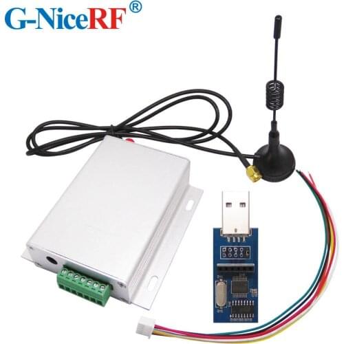 2PCS Sucker Antennas+ 2PCS SV6500 470MHz RS232 Interface 8km Ultra Long Distance Transceiver Modules