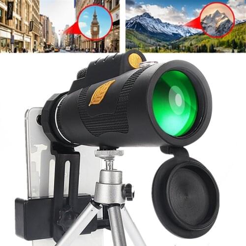 12x50 HD Monocular Night Vision Telescope Prism BAK4 for Camping Hiking Hunting