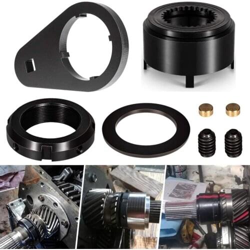 Chuang Qian 5th Gear Lock Nut Retainer Kit & 1/2" Drive Mainshaft 5th Gear Nut Wrench Suitable for 1994-2004 Dodge Cummins