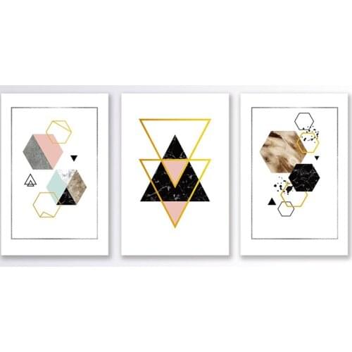 Nordic Wall Art Canvas Print Abstract geometry Wall Art Painting Picture Print On Canvas Wall Picture living room Home Decor