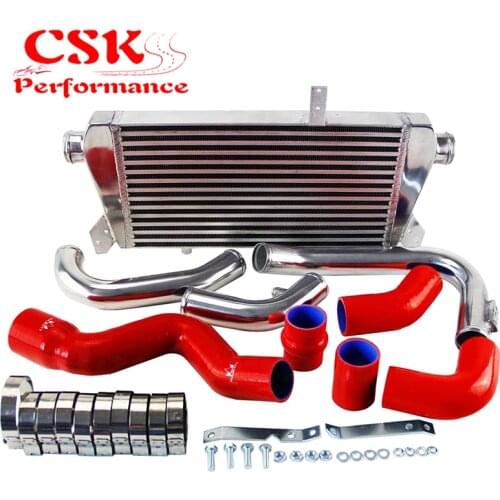 New Front Mount Intercooler Kit for Audi A4 1.8T Turbo B6 Quattro 2002-2006 Blue / Black / Red