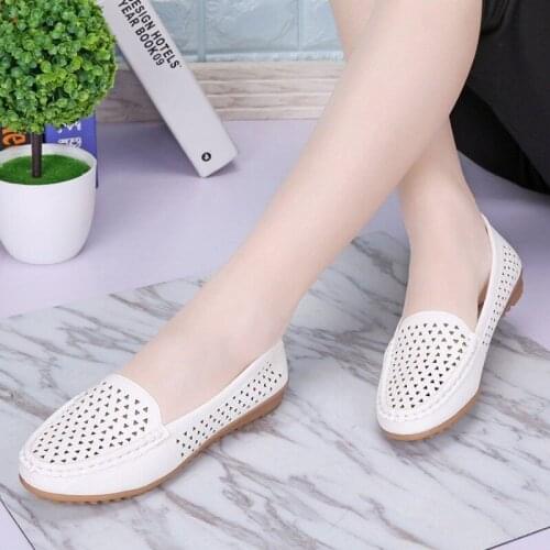 OLOMLB Women's Ballet Flats With Heels
