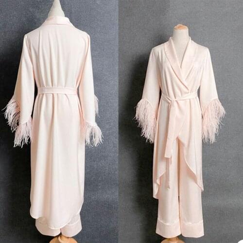 Pregnant Women Prom Dresses Long Sleeves Robes 2 Pieces Sleepwear Custom Made Maternity Tulle Fluffy Robe