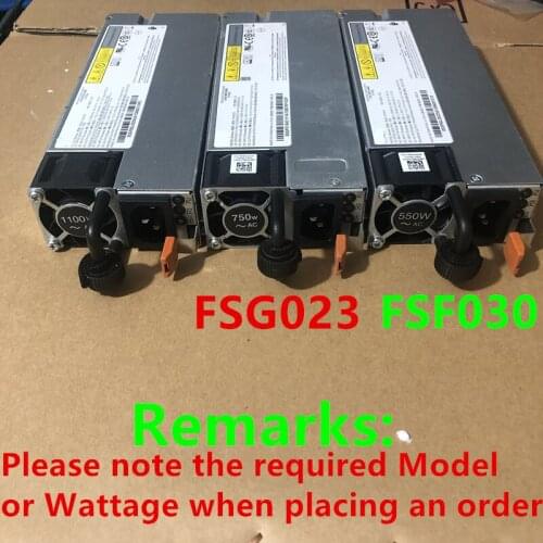 Almost New PSU For Lenovo ThinkSystem SR630 SR650 750W 550W Power Supply FSG023 FSF030