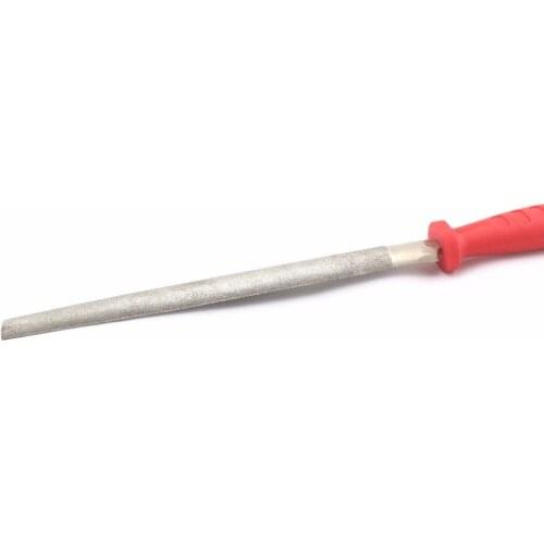 6"-12"inch Diamond File Coated HALF ROUND Files 150-300mm Length Grit 120 Medium ILOVETOOL