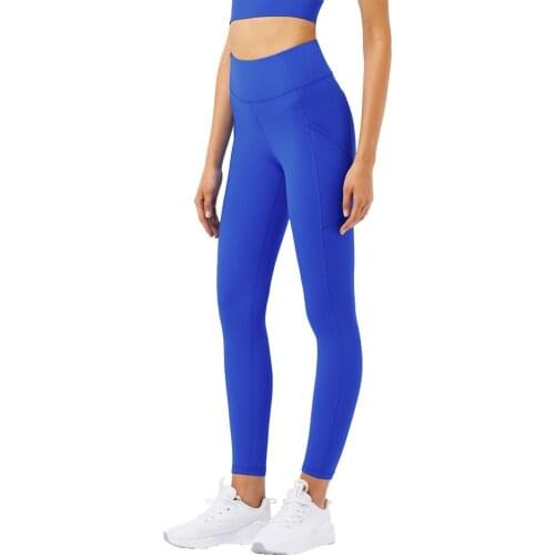 Hot Popular Fitness Tights Leggings High Waist Push Up Yoga Pants Corset Workout Women Sports Running With Pockets Gym Clothing
