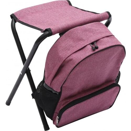 Camping Fishing Folding Chair Backpack Stool Hiking Seat Pouch Sack Picnic Bag