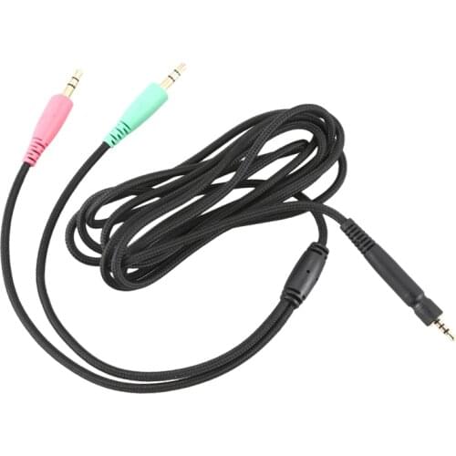 Replacement Cable for Sennheiser G4ME ONE GAME ZERO 373D GSP 350 / GSP 500 / GSP 600 Headphones(PC Version 2 Meters)