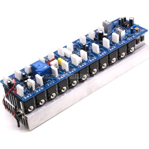 Assembled 1200W Powerful Amplifier Board Mono HiFi Audio Amp Board With Heatsink