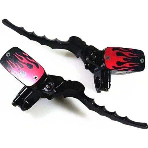 Universal Motorcycle1''25mm Handlebar Reservoir Brake Hydraulic Clutch Master Cylinder Lever For Harley Touring Chopper Custom