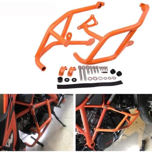 Motorcycle Engine Guard Bumpers Tank protector Upper Crash Bars Cover For KTM 1290 Super Duke GT 2016 2017 2018 2019
