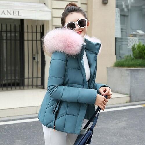GZGOG winter coat women winter jackets women 2019 Fashion female coat Hooded Slim Outwear woman Short jacket