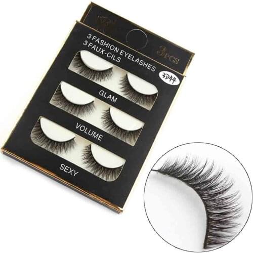 1 Box Luxury 3D False Lashes Handmade Wispy Fluffy Long Strip Eyelashes Long Natural Party Beauty Extension Tools ресницы