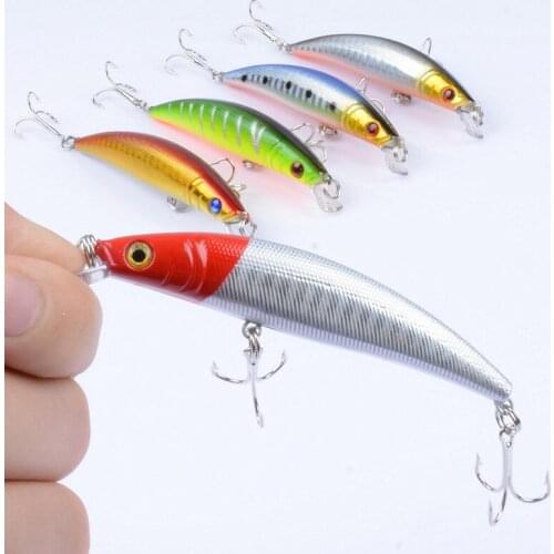 1Pcs New Design Painting Fishing Lure 8.5cm/7.8g Fishing Bait Minnow Lures Boat Sea Fishing Bass Swimbait Wobblers Tackle